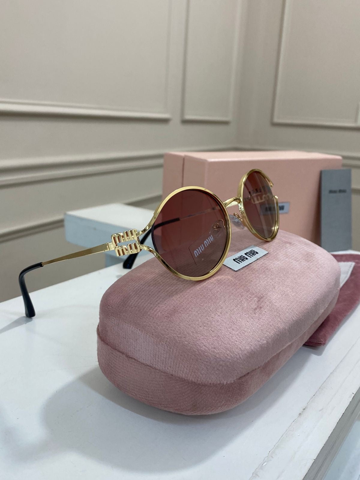 Lentes Miu Miu – Modelo Rosado