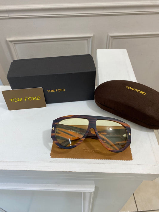 Lentes Tom Ford – Amarillo animal print