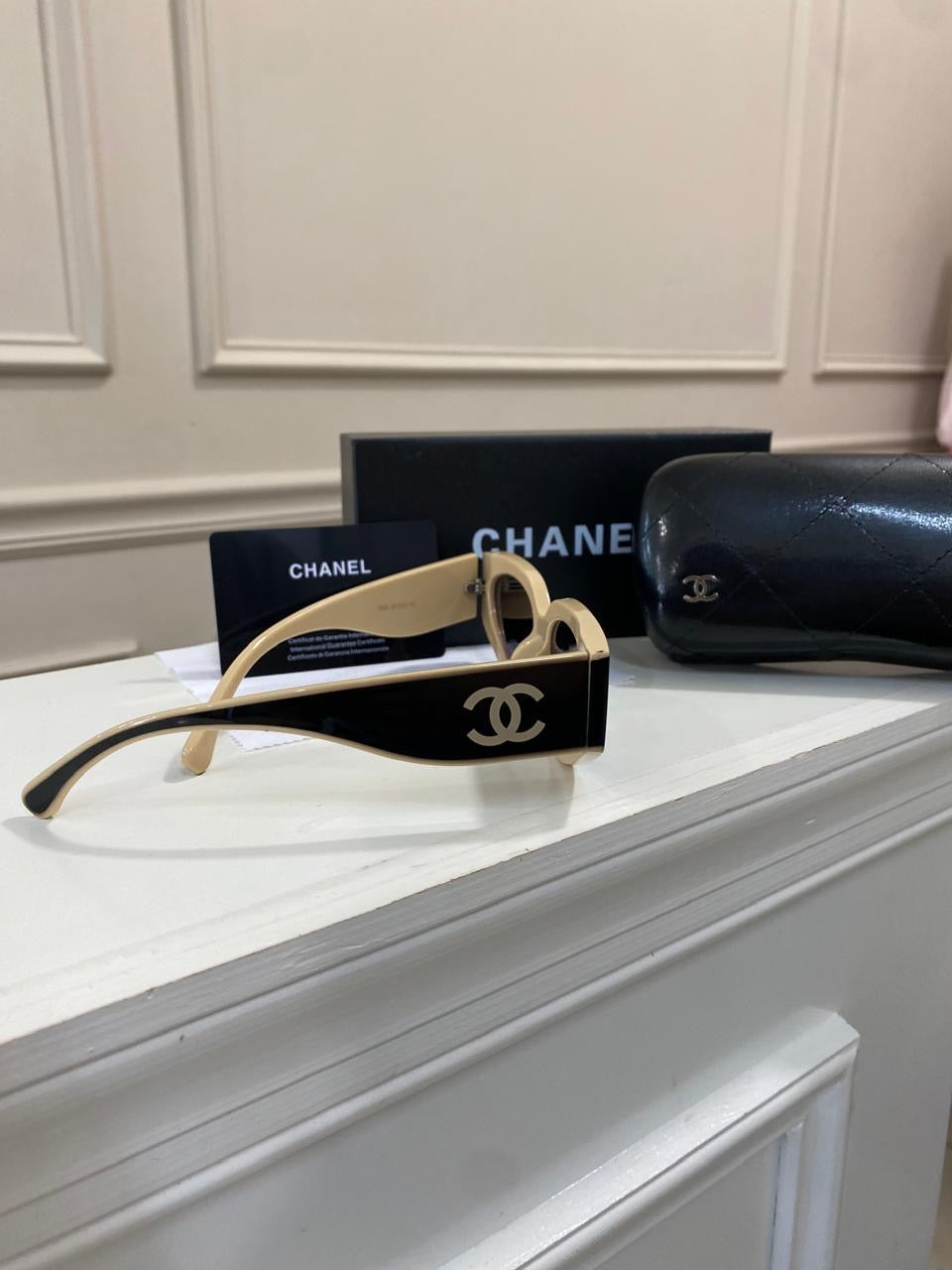 Lentes Chanel - Negro Nude