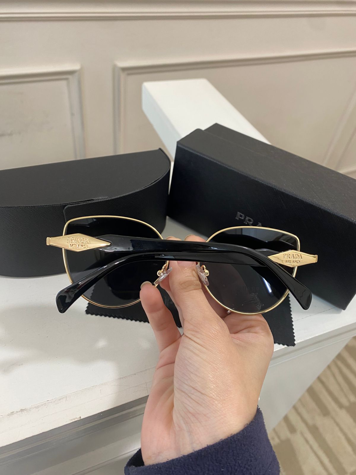 Lentes Prada – Modelo  Negro elegant
