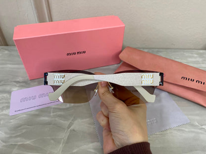 Lentes Miu Miu - Miu Miu Luna bco