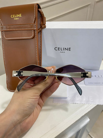 Lentes Celine – Rombo Bicolor Plata