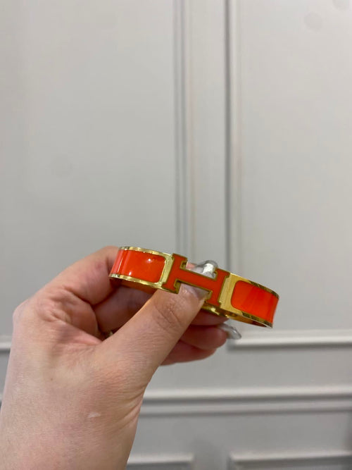 Brazalete - Hermes H naranja