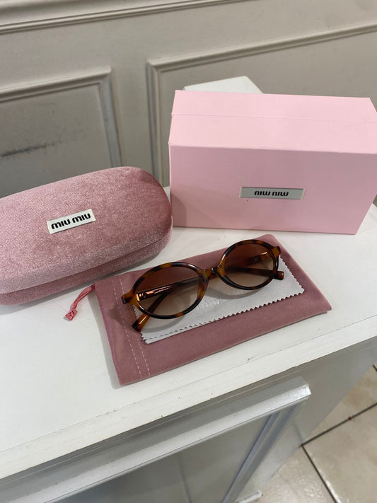 Lentes Miu Miu – Redondo pasta café café