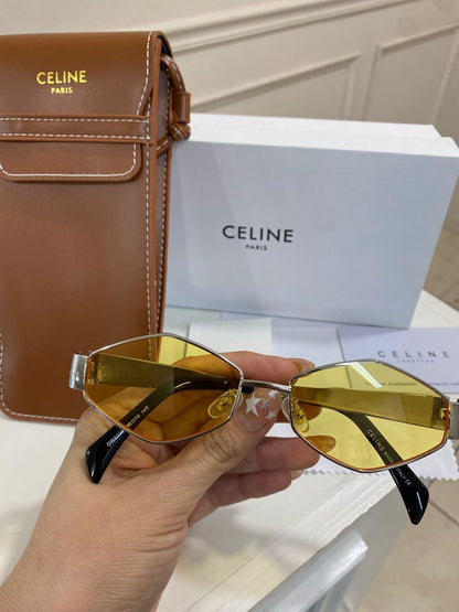 Lentes Celine – Rombo Amarillo Plata