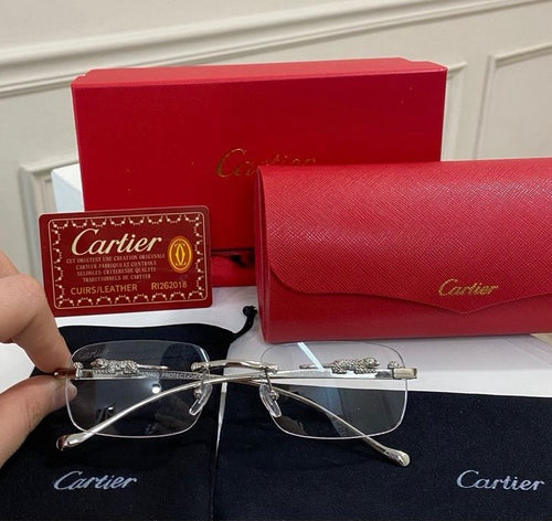 Lentes Cartier - Trasparente Oro Plata