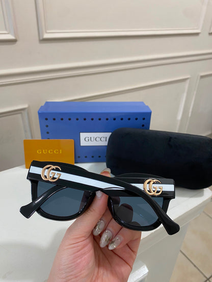 Lentes Gucci - Negro blanco