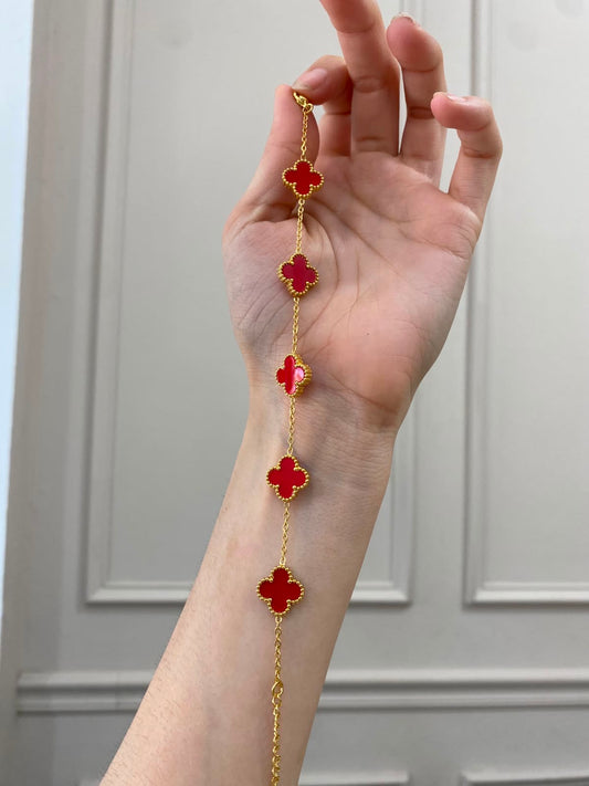 Pulsera vanclef roja