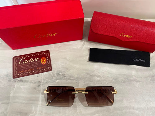 Lentes Cartier - Café Dorado