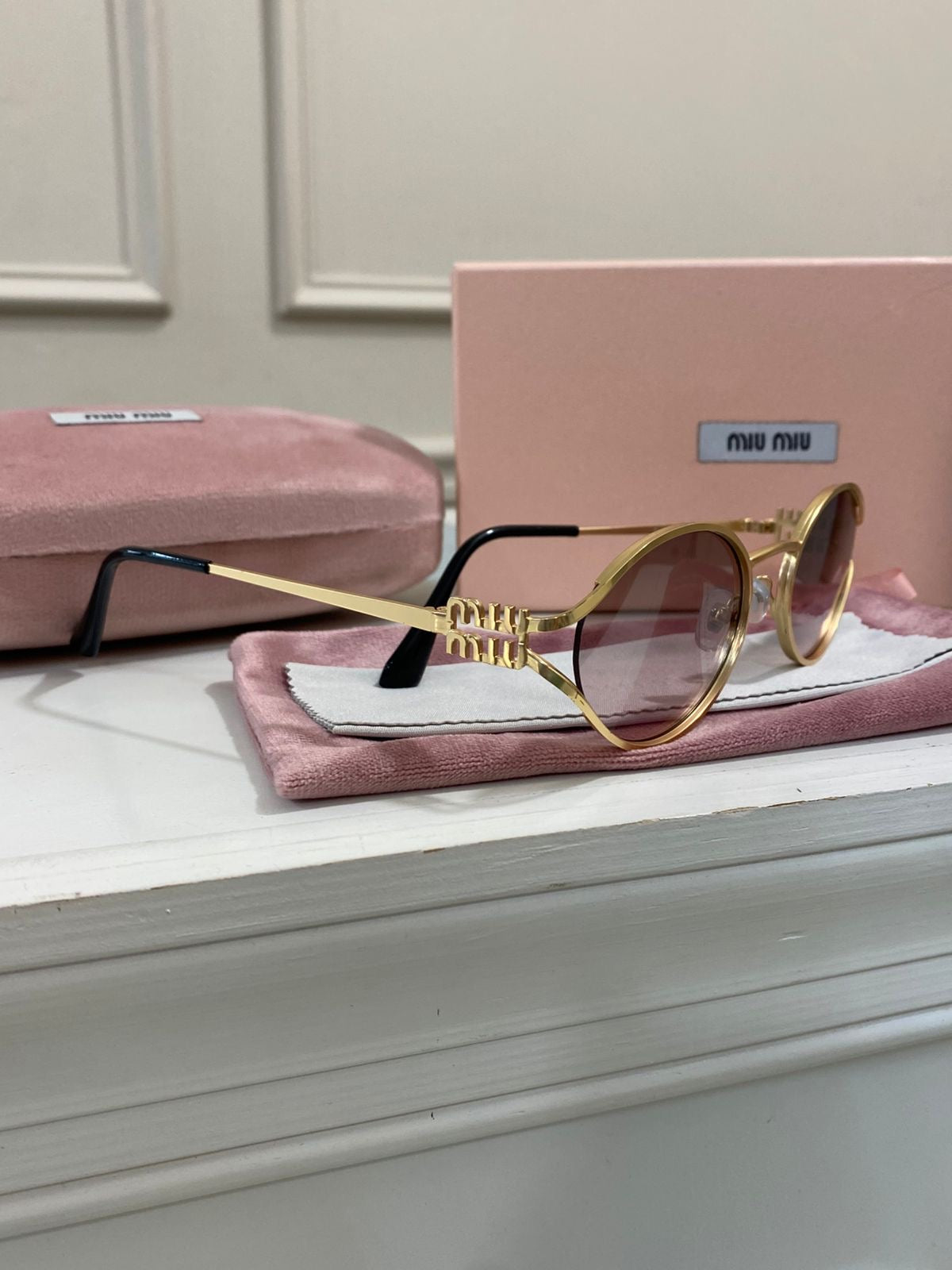 Lentes Miu Miu – Modelo Rosado