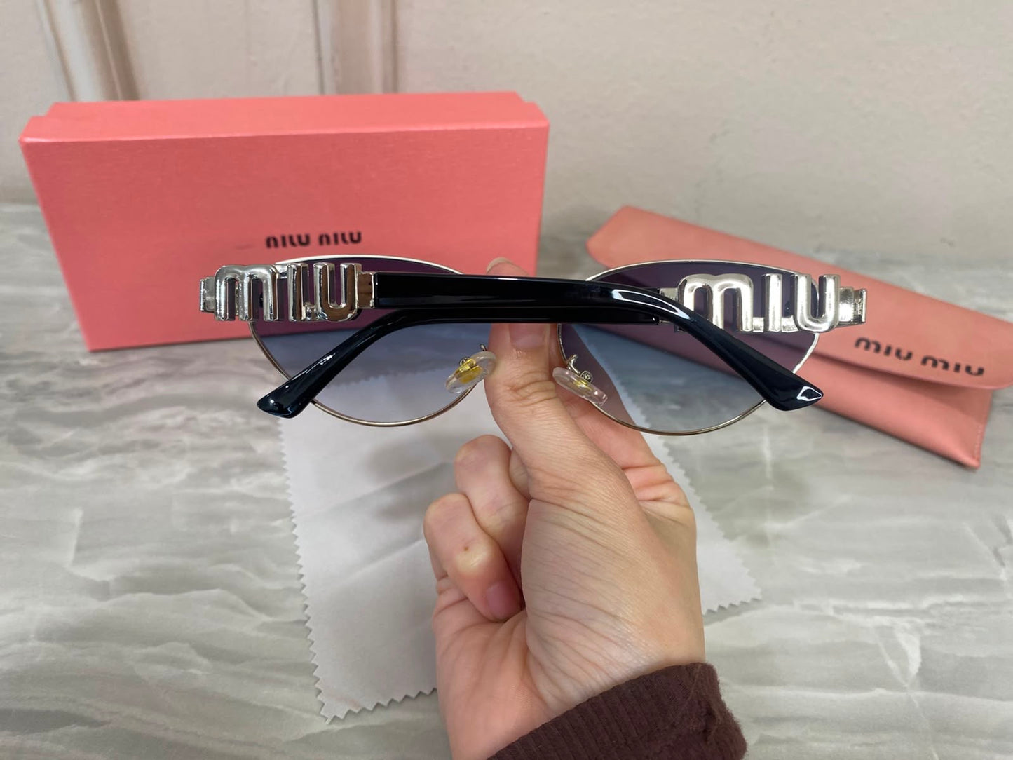 Lentes Miu Miu - Miu Miu Infinity Silver