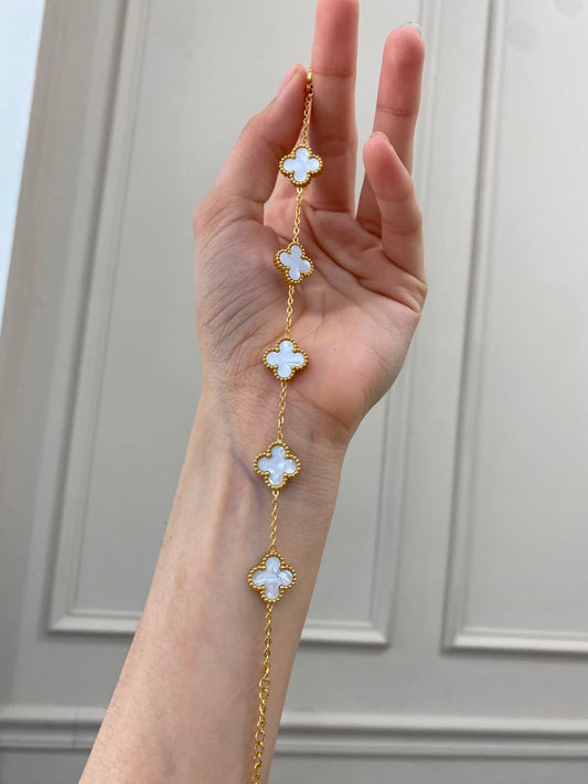 Pulsera vanclef blanco