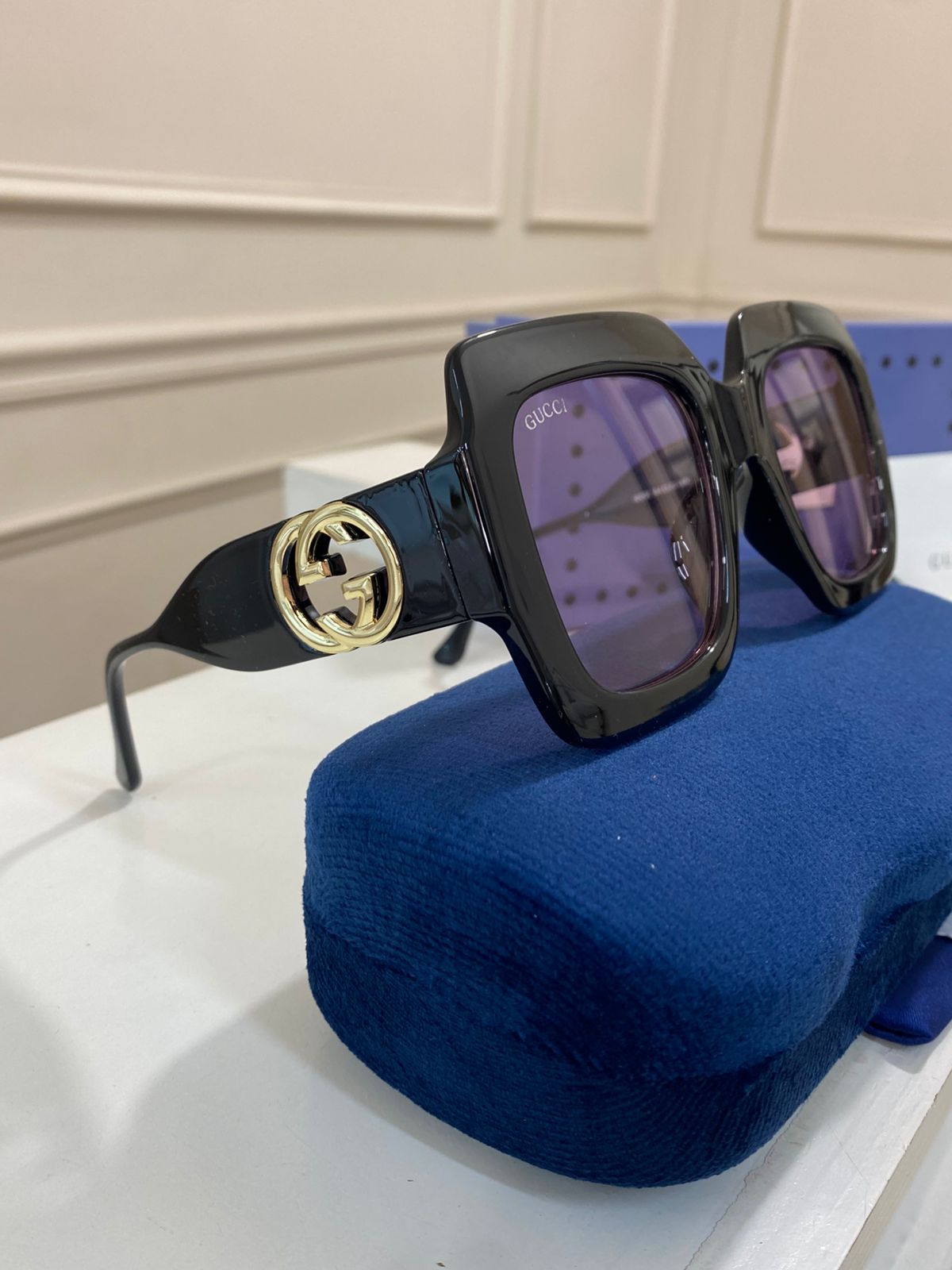 Lentes Gucci - Modelo classico rosado