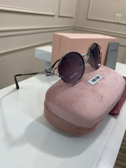 Lentes Miu Miu – Modelo gris plata