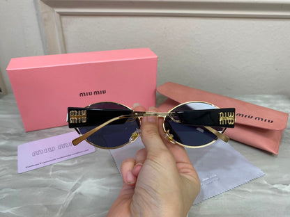 Lentes Miu Miu - Miu Miu Golden Black