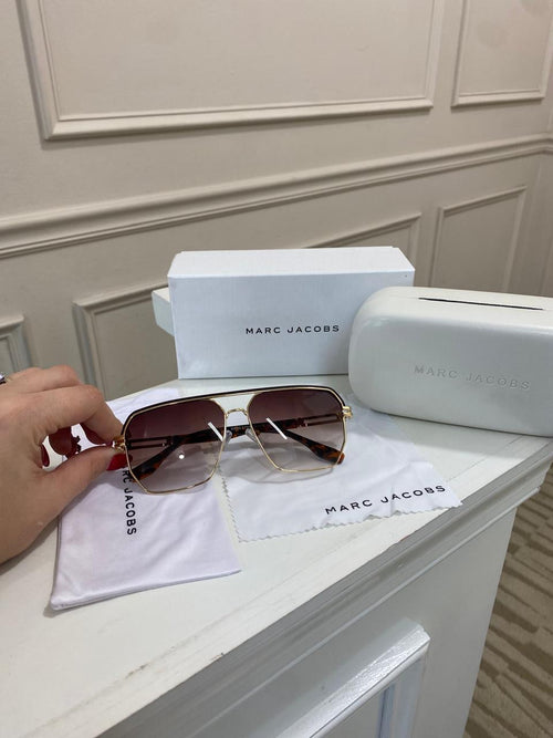 Lentes Marc Jacobs- Modelo  aviador cafe