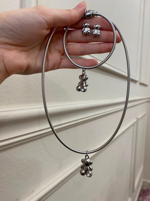 Set Tous plata 3 piezas