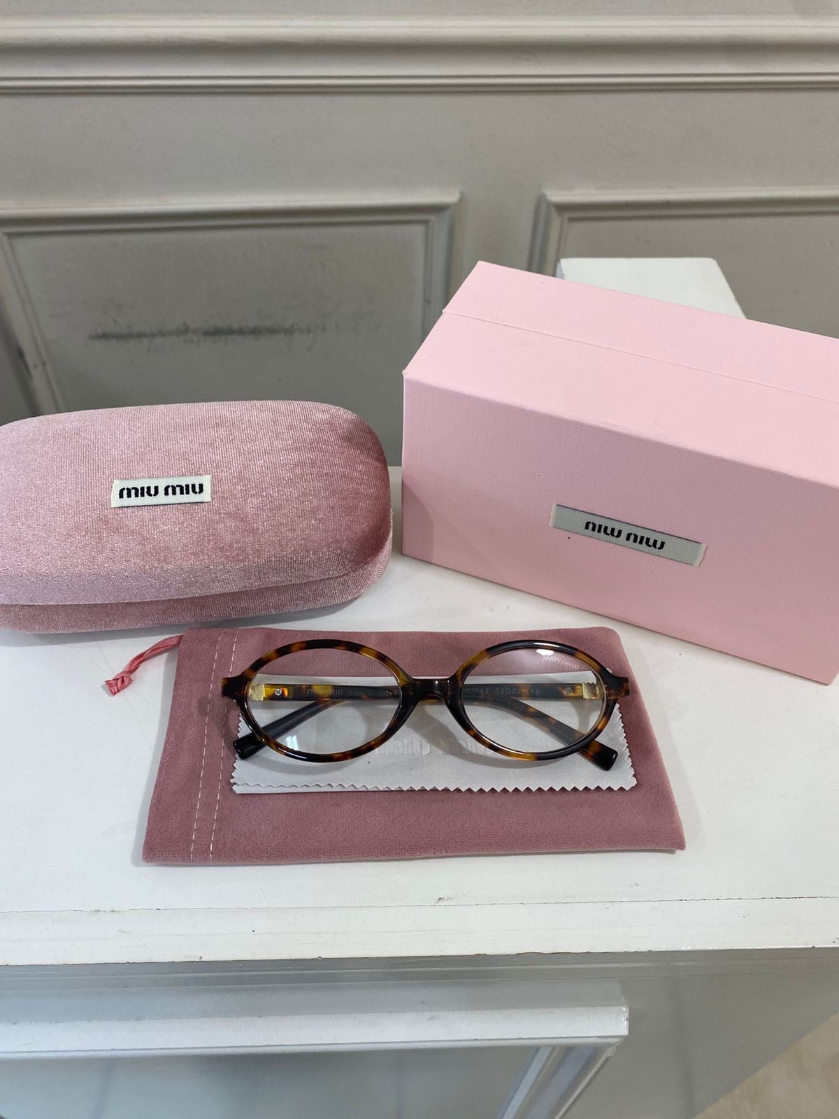 Lentes Miu Miu – Modelo Optico Carey
