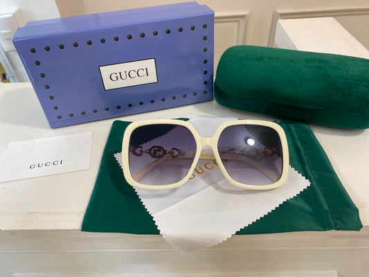 Lentes Gucci - GG hueso