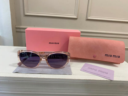 Lentes Miu Miu - Miu Miu 2427 rosado