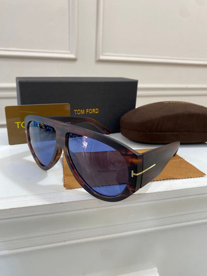 Lentes Tom Ford – Azul animal print