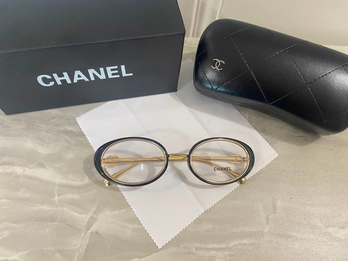 Lentes Chanel -  Ovalado Metal