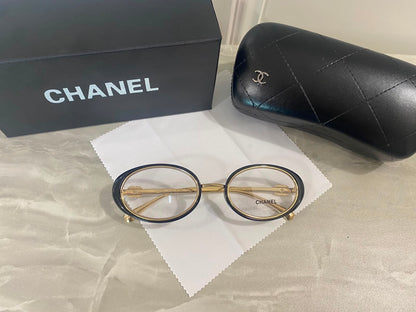 Lentes Chanel -  Ovalado Metal