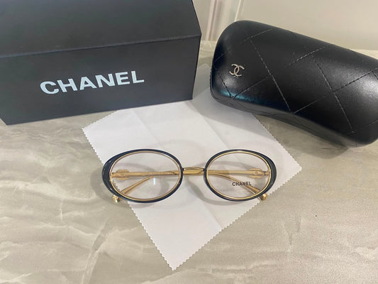 Lentes Chanel -  Ovalado Metal