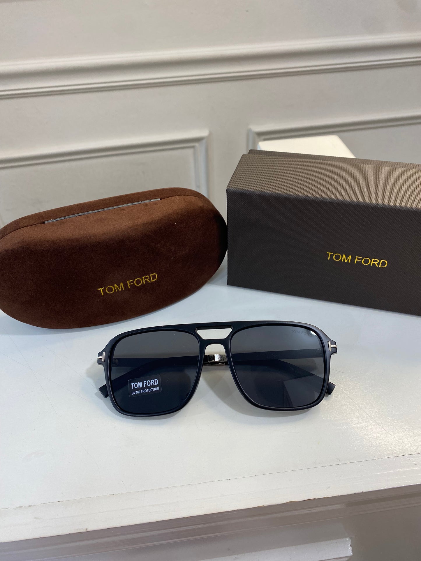 Lentes Tom Ford – Negro Mate B2