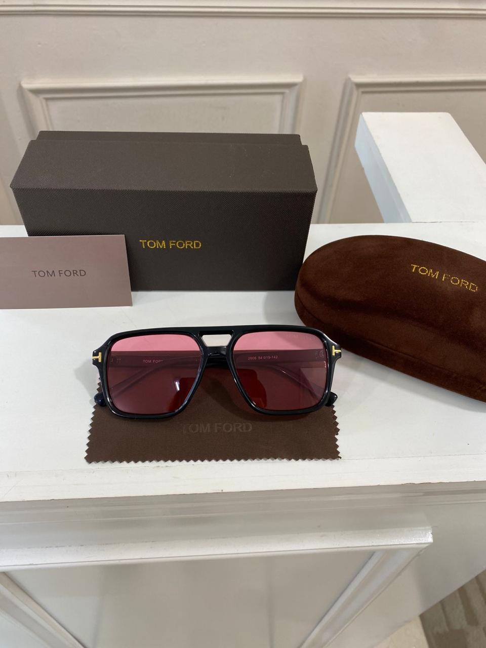 Lentes Tom Ford – Negro con Lente Rosa