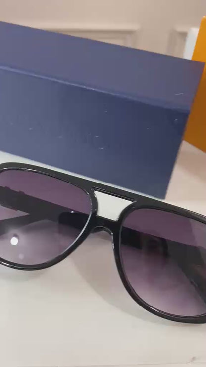 Lentes LV – Louis recto Negro