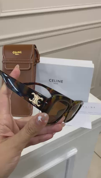 Lentes Celine – Carey Pata Delgada