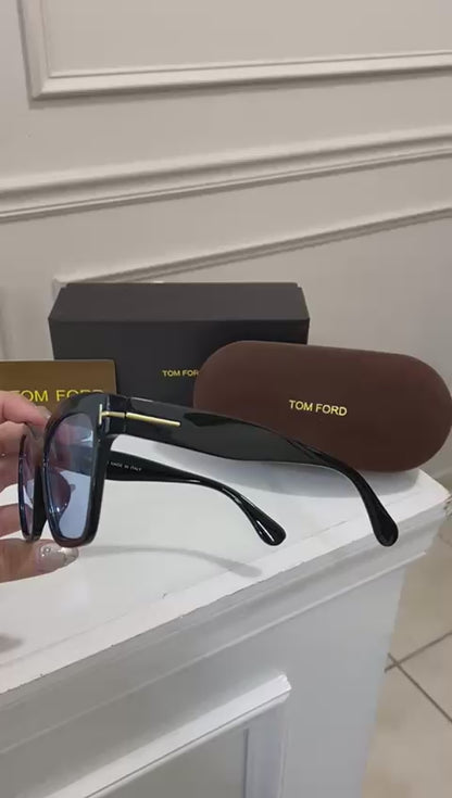 Lentes Tom Ford – Negro azul estilo clásico