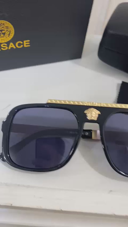 Lentes Versace – Aviator dorado