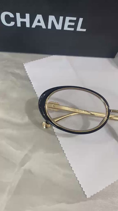 Lentes Chanel -  Ovalado Metal
