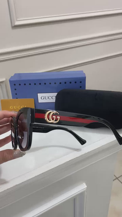 Lentes Gucci - Negro Rojo