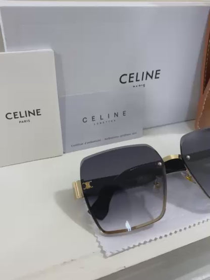 Lentes Celine – Modelo Cuadrado Dorado