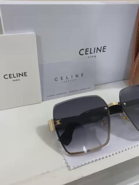 Lentes Celine – Modelo Cuadrado Dorado