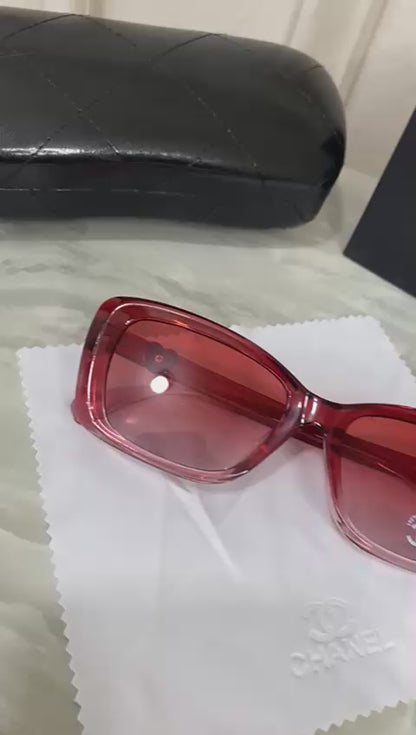 Lentes Chanel - 1120 rojo
