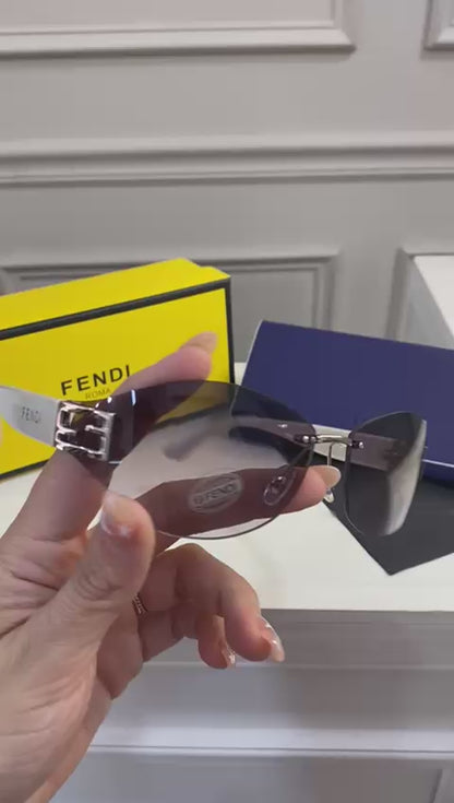 Lentes FENDI - Modelo curvo Beige
