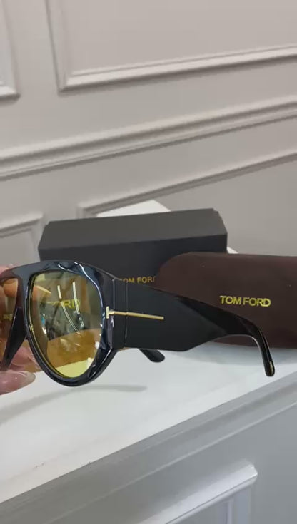 Lentes Tom Ford – Negro amarillo