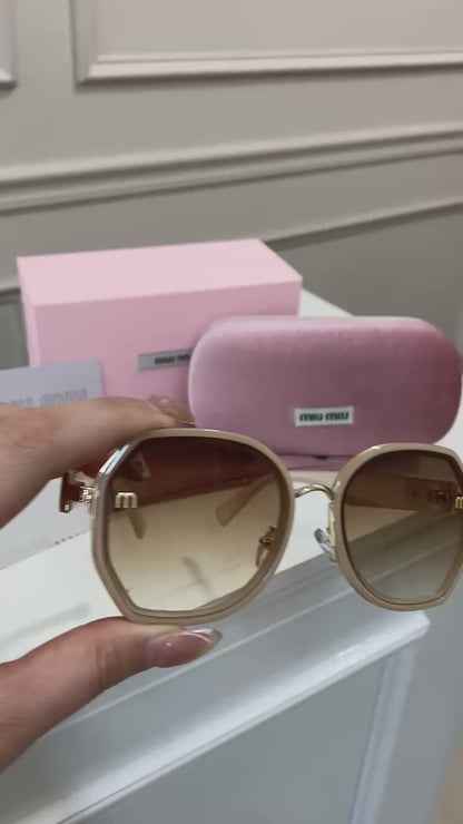 Lentes Miu Miu – Beige