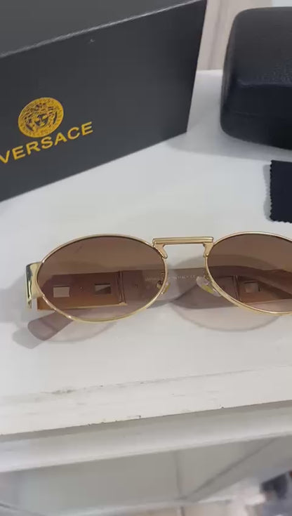 Lentes Versace – óvalo miel