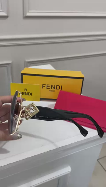 Lentes FENDI -  Gde negro oro