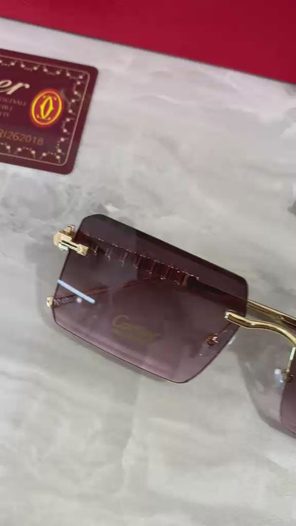 Lentes Cartier - Rosa Dordo