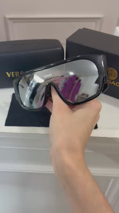 Lentes Versace – Recto Negro Plata