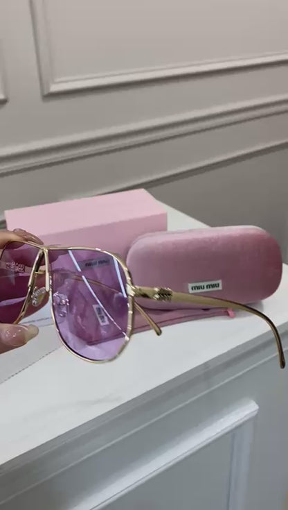 Lentes Miu Miu – Gota morado