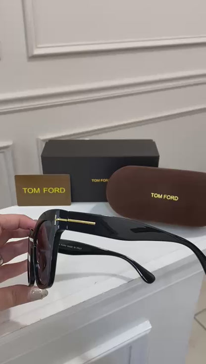 Lentes Tom Ford – Negro estilo clásico