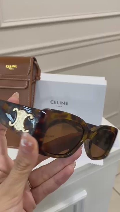 Lentes Celine – Carey Plata Pata gruesa