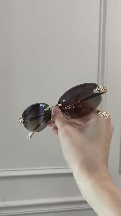 Lentes Cartier - Café Oro